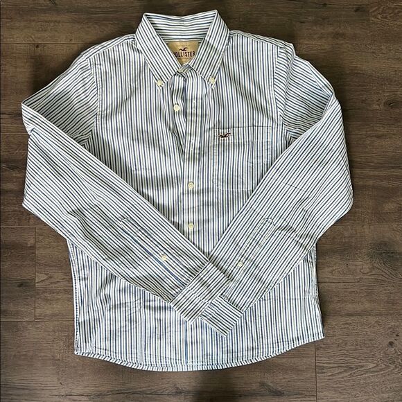 Hollister Other - Hollister Men's Blue Striped Shirt